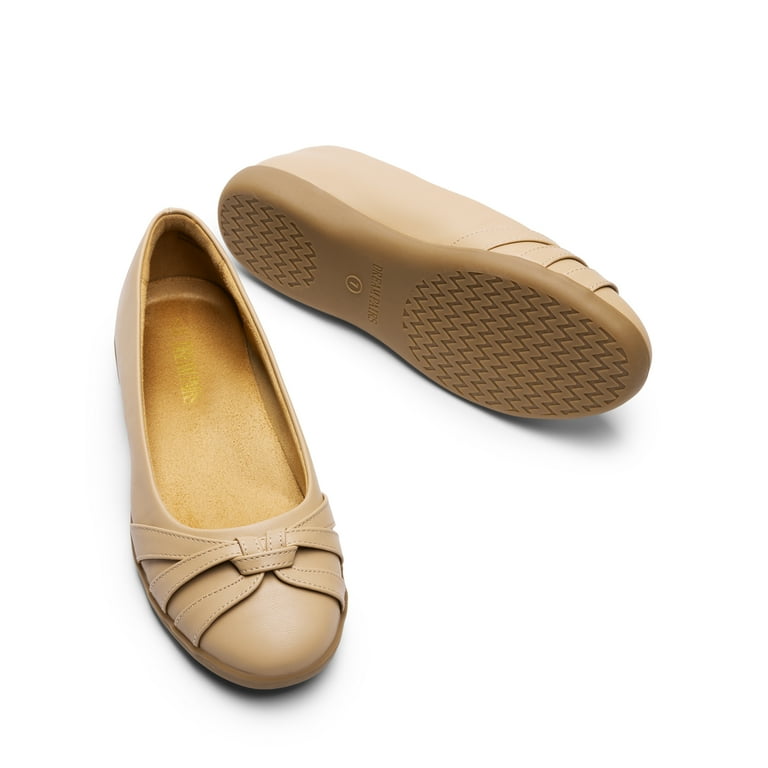 Comfortable Ballerina Flats With Support Dream Pairs Women's Knit