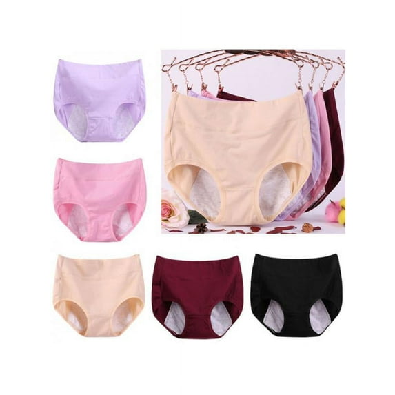 Women Comfortable Cotton Underwear Panties Physiological Pants Ladies Female Lengthen Briefs