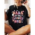 thumbnail image 1 of Women Comfortable Halloween Graphic T-Shirt Dada Of The Spooky One Halloween Top, 1 of 5