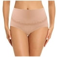 thumbnail image 1 of Women Comfortable High Waist Maternity Panties Large Size Breathable Belly Support Adjustable Pregnancy Lace Ribbed Briefs Padded Underwear for Women Woman Underwear Underwear Pack Underpants for, 1 of 3