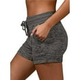 thumbnail image 1 of Women Comfy Yoga Sport Pant With Drawstring  High Waist Sport Stretchy Shorts, 1 of 5
