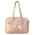 thumbnail image 1 of Women Comic Shoulder Bag Large Capacity PU for Shopping Commuting (Pink), 1 of 10