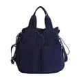 thumbnail image 1 of Women Commute Crossbody Bag, Large Capacity Nylon Shoulder Bag, Youngster Class Tote, Multi-Pocket Casual Purse, Holiday Practical Gift, 1 of 5