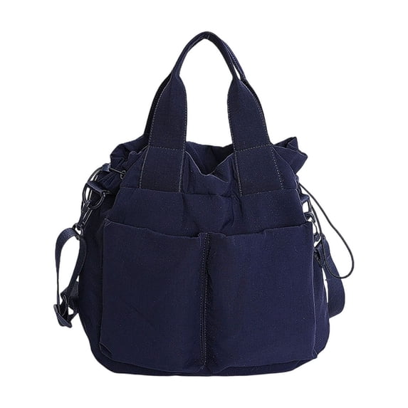 Women Commute Crossbody Bag, Large Capacity Nylon Shoulder Bag, Youngster Class Tote, Multi-Pocket Casual Purse, Holiday Practical Gift