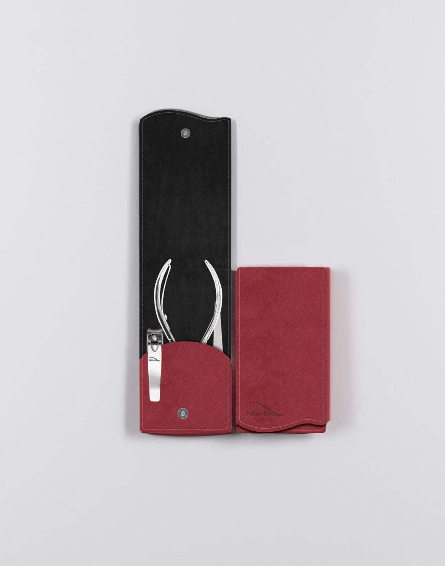 Women Compacted Nail Kit - RED