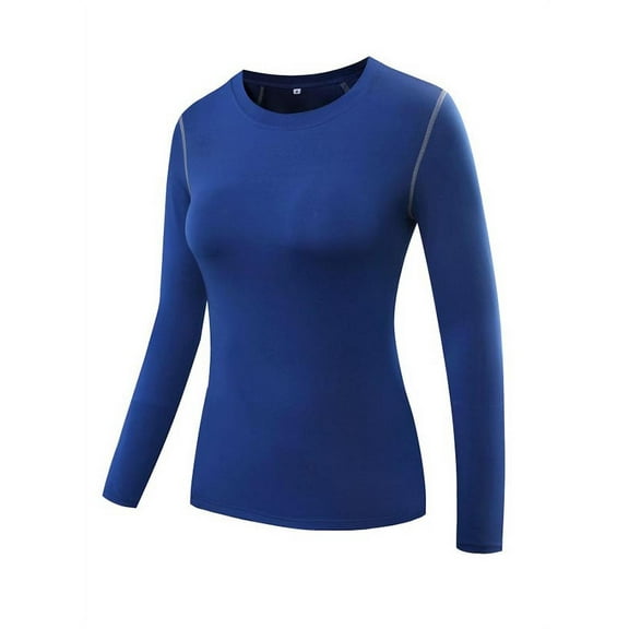 Women Compression Quick-Dry T-shirts Long Sleeve Activewear Tight Fitness Yoga Tops