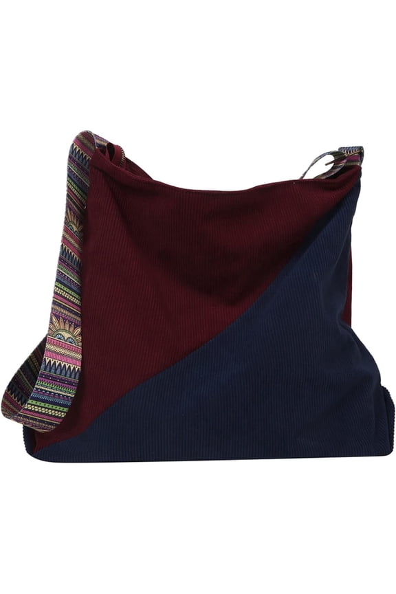 Women Corduroy Tote Bag Large Shoulder Hobo Bag for Women Boho Casual Handbag Purse