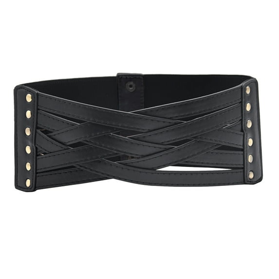 Women Corset Belt Wide Leather Waist Belt For Daily Punk Dresses Chest Elastic Waistband Men 38 Belt Merman Belt Leather Real Mens Leather Belt 38 Men Leather Belt Leather Belt Wide Click Comfort