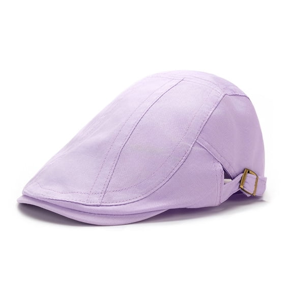 Women Cotton Duckbill Newsboy Flat Hat Gatsby Golf Driver Painter Adjustable Cap