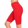 thumbnail image 1 of Women Cotton High Waist Active Bike Short Leggings - 10" Length, 1 of 3