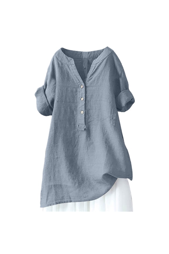 Women Cotton Linen Tops Linen T Shirts For Women Basic Tees For Women Custom Tshirts For Women V Neck T Shirts For Women Womens Comfort Colors Tshirt Trending Womens Clothes