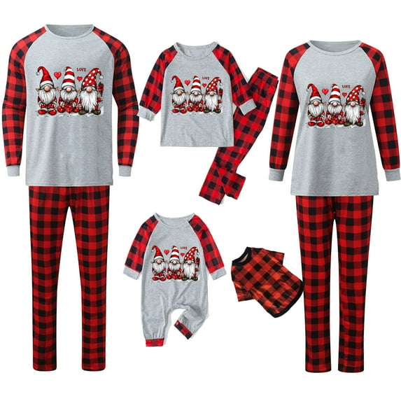Women Cotton Pajamas Sets Christmas Matching Pjs for Family Family Set Clothes Matching Pajamas Family Pajamas Sets Christmas Printed Sets for Family