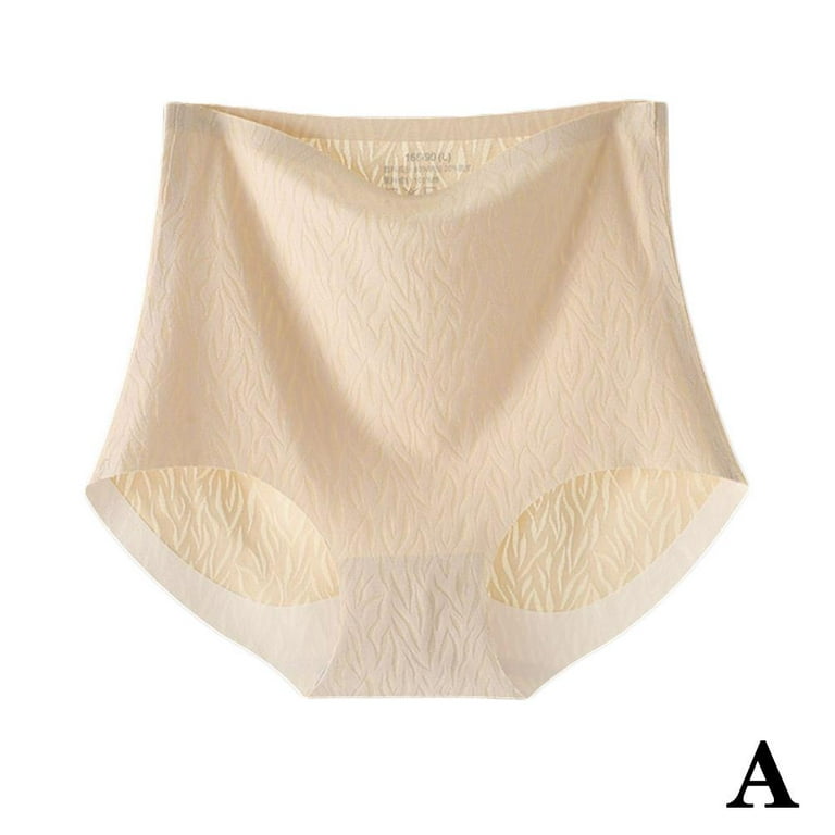 Women Cotton Panties High Waist Tummy Control Underwear Panties