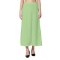 thumbnail image 1 of Women Cotton Shapewear Indian Saree Petticoat Underskirt Free Size Mint Green, 1 of 2