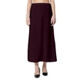 thumbnail image 1 of Women Cotton Shapewear Indian Saree Petticoat Underskirt Free Size Wine puple, 1 of 2