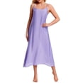 thumbnail image 1 of Women Cotton Silk Long Slip Full Slip For Under Dress Camisoles Slip Dress Petticoat, 1 of 7