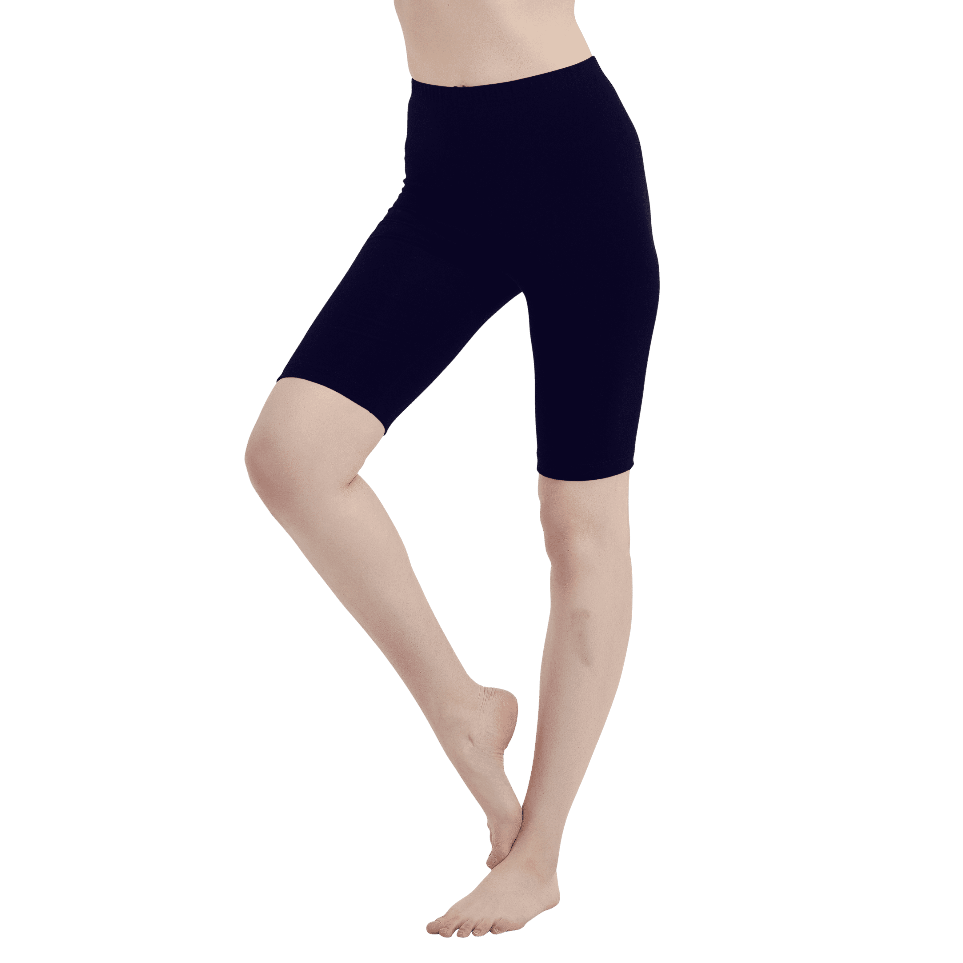Women Cotton Spandex Gym Yoga Knee Length Exercise Bike Shorts S5XL