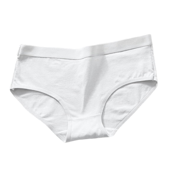 Women Cotton Underwear Mid Waist Stretch Briefs Ladies Seamless Full Coverage Panties Breathable Underpants