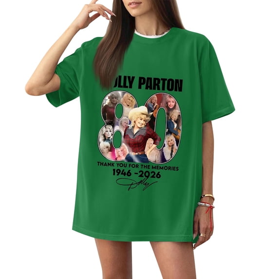 Women Country Music Parton Memorial T-shirt Unisex Graphic Dolly T-shirts Short Sleeve Round Neck T-shirts for Vintage Country Music Tribute,(XXL)