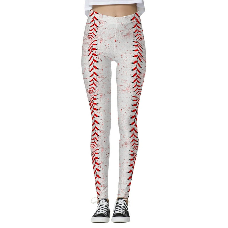 Women Cow Baseball Print Tights Leggings Shiny Leggings Stretch Dress Pants  for Women Patterned Leggings for Women Soft plus Size Womens Silk Shorts  Underwear Womens Jogging Shorts for Thick Thighs 
