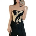 thumbnail image 1 of Women Cow Print Low Cut Camisole Bustier Tops Street Style Sleeveless Square Collar Crop Top Summer Tank Top Clubwear, 1 of 6