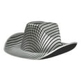 thumbnail image 1 of Women Cowboy Hat Silver Cowboy Hat Straw Cowboy Hats Country Outfits for Men One Size, 1 of 4