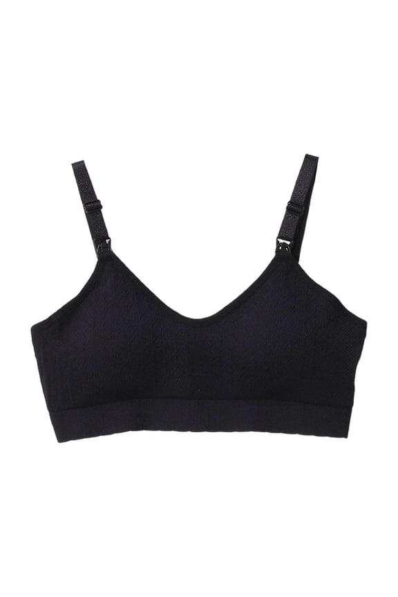 Women Cozy Adjustable Bras Full Coverage Wirefree Seamless Comfort Push Up Bralette Push up Everyday Wear