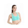 thumbnail image 1 of Women Cozy Seamless Wire Free Bras Stretch Mesh Fitness Bra for Yoga Gym Workout Running, 1 of 7