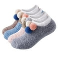thumbnail image 1 of Women Cozy Super Soft Low Cut with Grippers Lounge Socks, 1 of 10