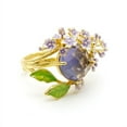 thumbnail image 1 of Women Creative Blossom Flower Unique Tree Branch Wedding Rings, 1 of 2