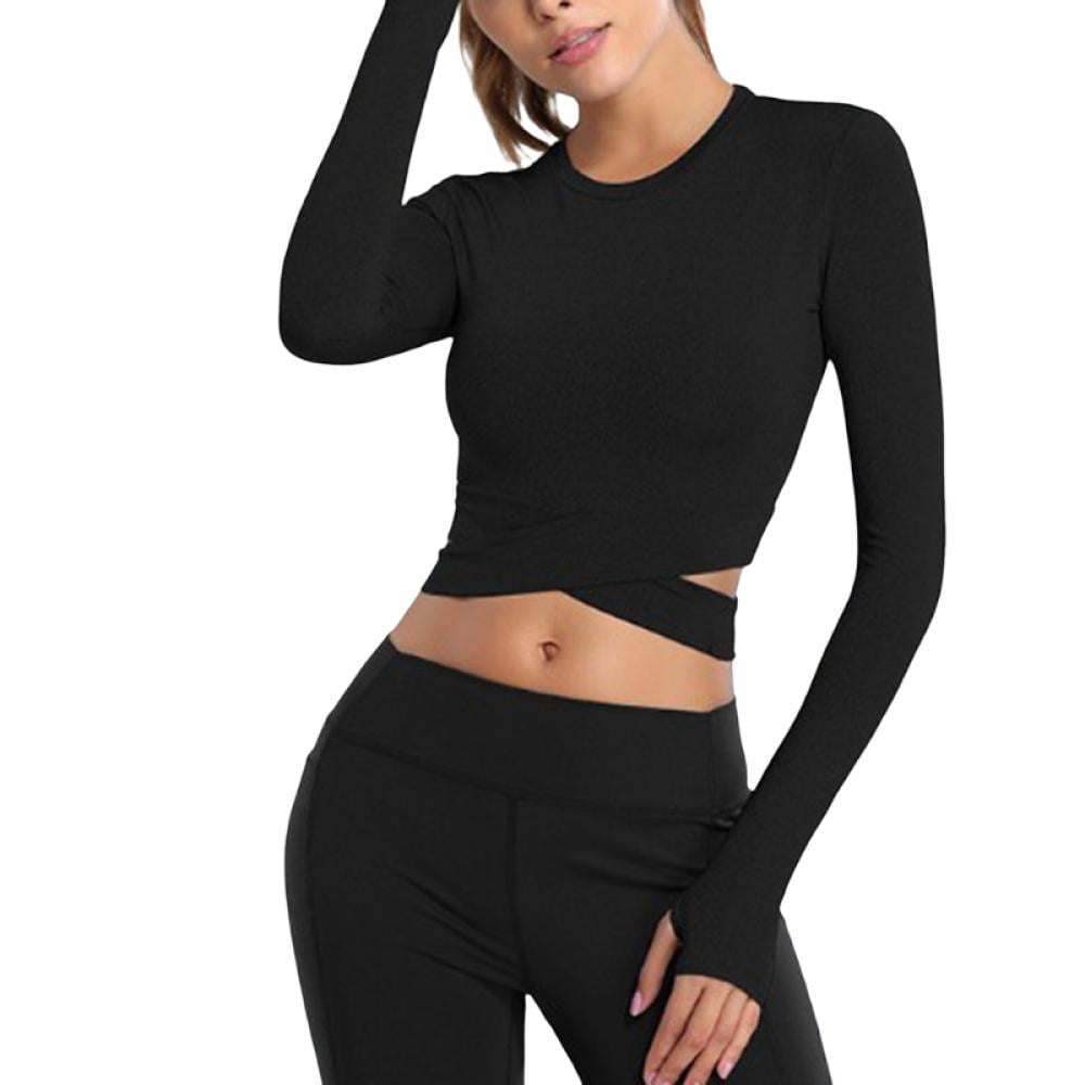 Crop top sportshirt sales