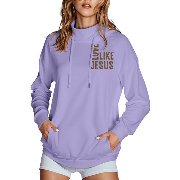 Women Crew Neck Pullover Oversized Hoodies for Women Long Sleeve Women's Cow Print Drop Sleeve Hoodless Pullover Sweatshirt Crew Neck Sweatshirt L