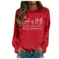 thumbnail image 1 of Women Crew Neck Pullover Pullover Sweatshirts for Women Funny St. Patrick's Day Set Novelty Green Hat with Print Stage Performance Outfit for Men & Women S, 1 of 4
