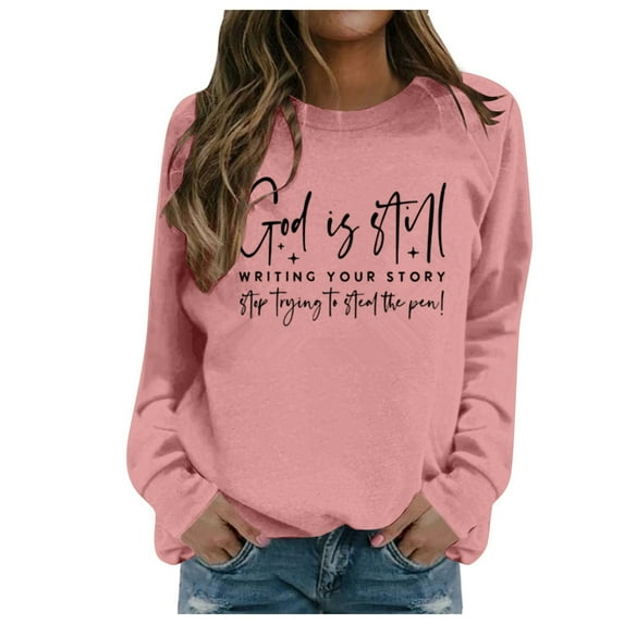Women Crew Neck Pullover Pullover Sweatshirts for Women Funny St. Patrick's Day Set Novelty Green Hat with Print Stage Performance Outfit for Men & Women Xxl