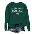 thumbnail image 1 of Women Crew Neck Pullover Sweatshirt for Women Graphic Women's Winter Fashion Sweatshirt Festive Christmas Print Round Neck Top M, 1 of 3