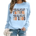 thumbnail image 1 of Women Crew Neck Pullover Women's Sweatshirt Dress 2026 Women Oversize Sweatshirts Long Sleeve Crewneck Letter Printed Lightweight Loose Sweatshirts Blouse Top Xxl, 1 of 7