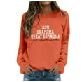 thumbnail image 1 of Women Crew Neck Pullover Womens Oversized Sweatshirt Zip up Women's Crewneck Casual Canned Food Festival Printed Sweatshirt S, 1 of 4
