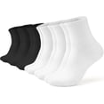 thumbnail image 1 of Women Crew Socks Casual Athletic Gym Running Cozy Cotton Calf Socks For Women 6 Pack Size 5-11, 1 of 4