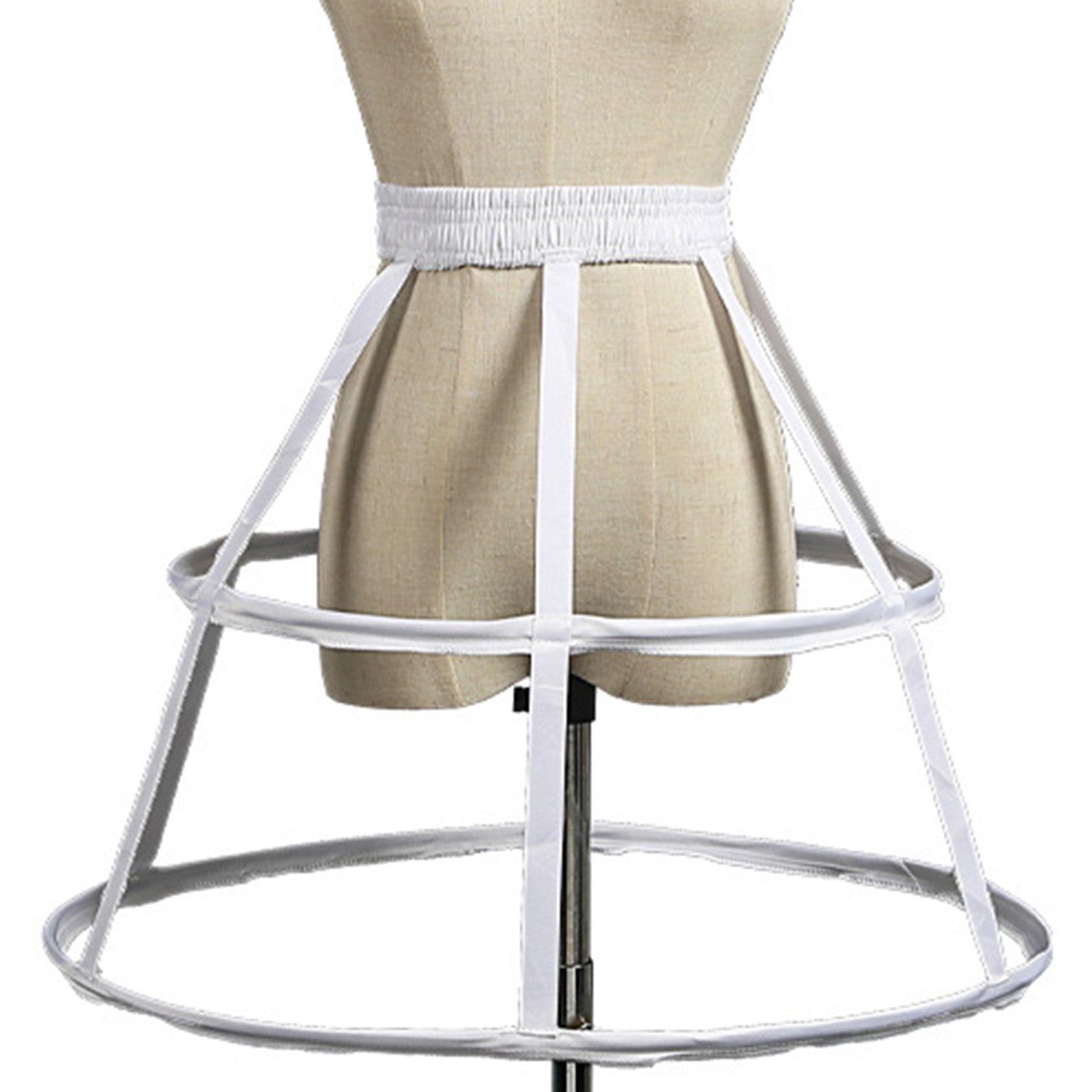 crinoline for short dresses Linkpig Women Crinoline Petticoat Short or Long 2/3/4/5 Hoop Cage Gown Half Slips Girls Underskirt for Wedding Bridal Dress, Women's, Size: One size,