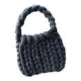 thumbnail image 1 of Women Crochet Bag Handbag Satchel Casual Shoulder Bag for Travel Summer Work black, 1 of 8