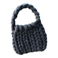 thumbnail image 1 of Women Crochet Bag Handbag Satchel Female Shoulder Bag for Work Travel Summer black, 1 of 8