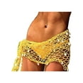 thumbnail image 1 of Women Crochet Beach Cover Up Sarong Wrap with Shells Fishnet Bikini Cover Up Swimwear Scarves, 1 of 5