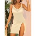 thumbnail image 1 of Women Crochet Cover Up for Swimwear Backless Beach Knit Dress, 1 of 4