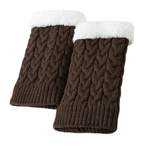 Women Crochet Knitted Leg Warmers Boot Cuffs Toppers Socks Short Leg Cuffs Boot Warmers Winter Warm Boot Socks Leg Socks