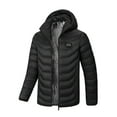 thumbnail image 1 of Women Cropped Jackets New Electric Heated Jacket Outdoor Warm Clothing Unisex Heated Coat for Men Women USB Rechargeable Electric Heated Jacket Winter Waterproof Coats Black M New, 1 of 1