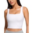 thumbnail image 1 of Women Cropped Tank Tops Sleeveless Square Neck Tanks Basic Crop Tops, 1 of 4