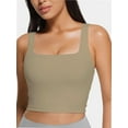 thumbnail image 1 of Women Cropped Tank Tops Sleeveless Square Neck Tanks Basic Crop Tops, 1 of 4