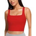 thumbnail image 1 of Women Cropped Tank Tops Sleeveless Square Neck Tanks Basic Crop Tops, 1 of 4