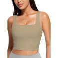 thumbnail image 1 of Women Cropped Tank Tops Sleeveless Square Neck Tanks Basic Crop Tops, 1 of 4