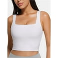 thumbnail image 1 of Women Cropped Tank Tops Sleeveless Square Neck Tanks Basic Crop Tops, 1 of 4